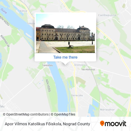 Apor Vilmos Katolikus Főiskola map