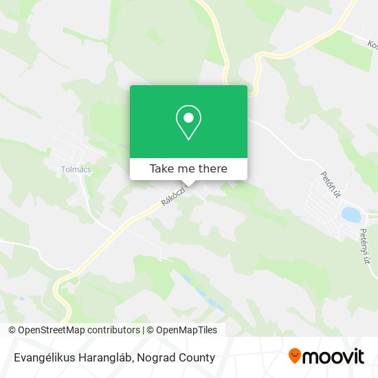 Evangélikus Harangláb map