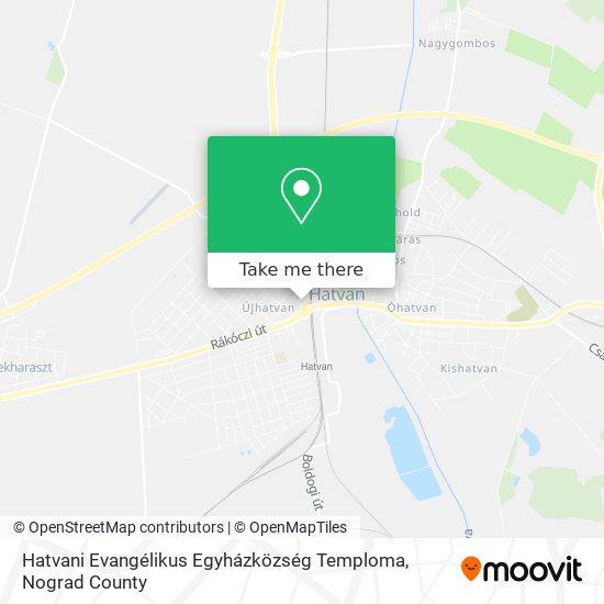Hatvani Evangélikus Egyházközség Temploma map