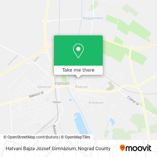 Hatvani Bajza József Gimnázium map
