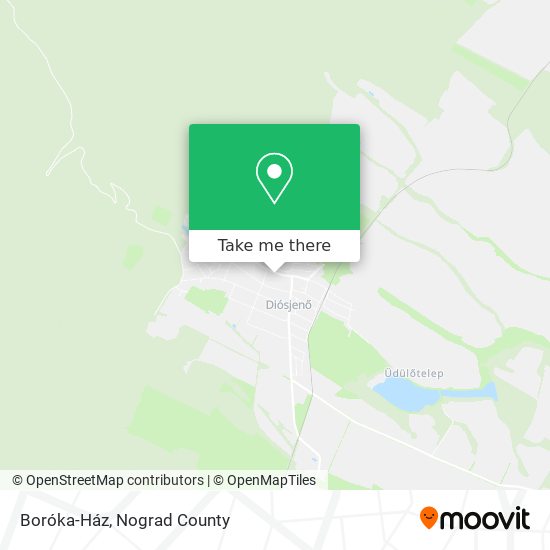 Boróka-Ház map