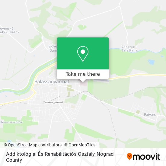 Addiktológiai És Rehabilitációs Osztály map