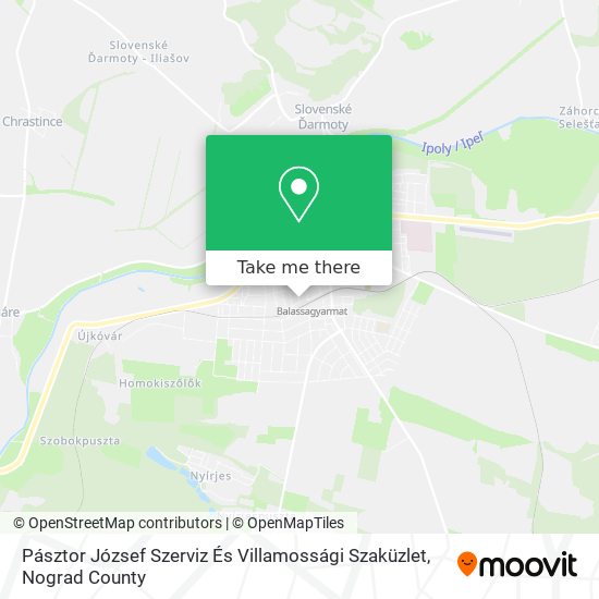 Pásztor József Szerviz És Villamossági Szaküzlet map