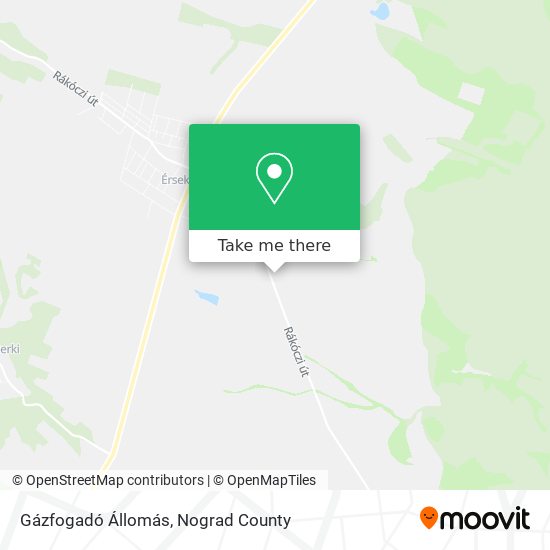 Gázfogadó Állomás map