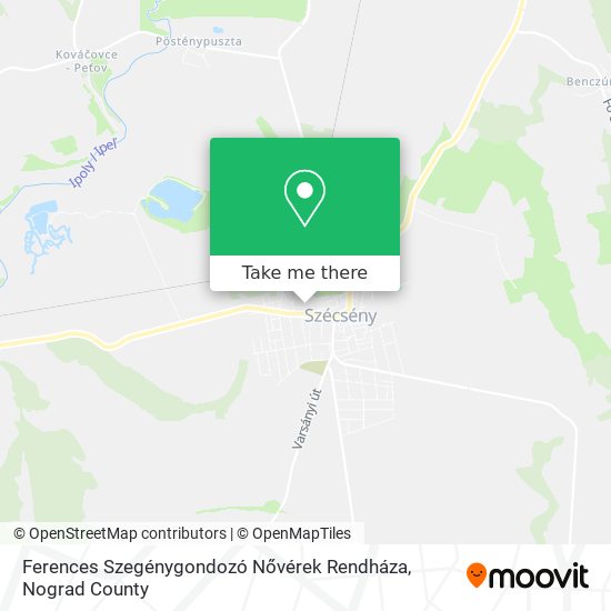 Ferences Szegénygondozó Nővérek Rendháza map