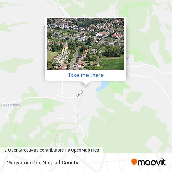 Magyarnándor map