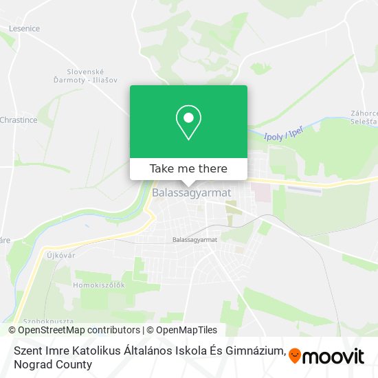 Szent Imre Katolikus Általános Iskola És Gimnázium map