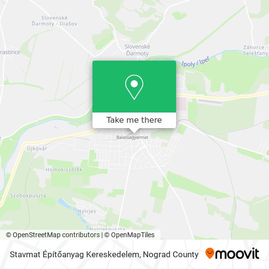 Stavmat Építőanyag Kereskedelem map