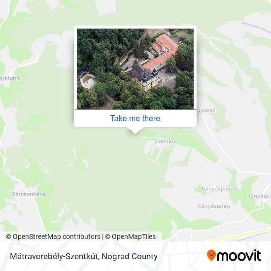 Mátraverebély-Szentkút map