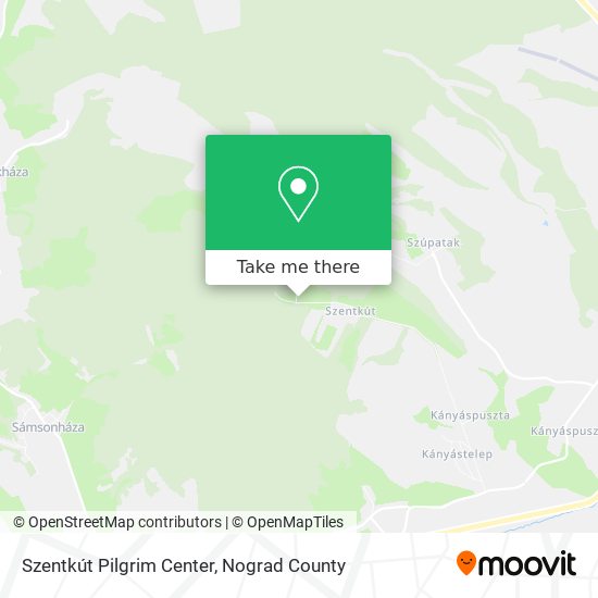 Szentkút Pilgrim Center map