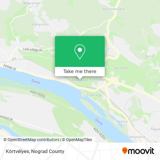 Körtvélyes map