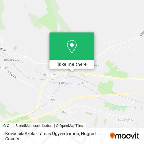 Kovácsik-Szőke Társas Ügyvédi iroda map