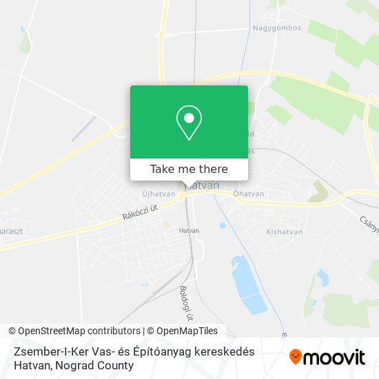Zsember-I-Ker Vas- és Építóanyag kereskedés Hatvan map