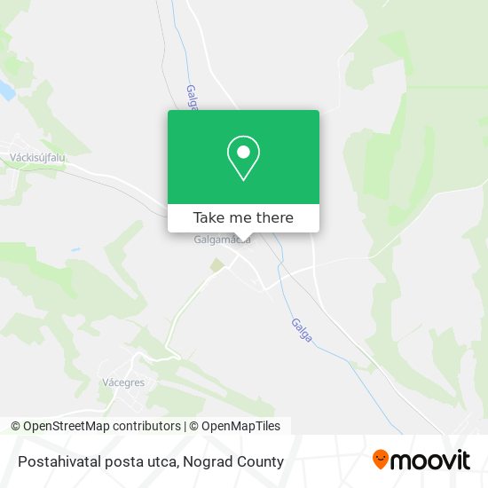Postahivatal posta utca map