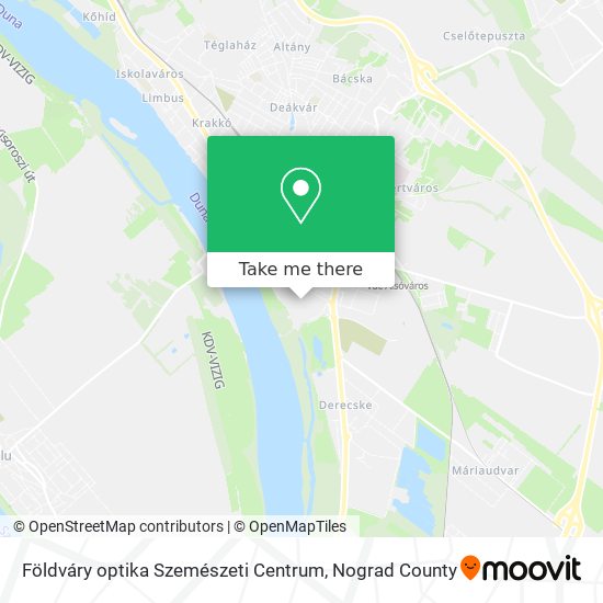 Földváry optika Szemészeti Centrum map