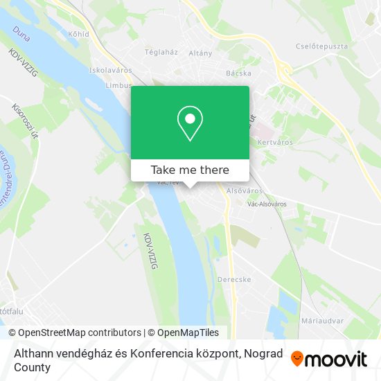 Althann vendégház és Konferencia központ map