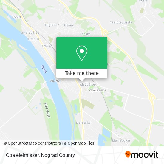 Cba élelmiszer map