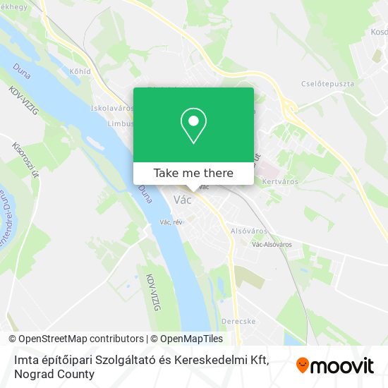 Imta építőipari Szolgáltató és Kereskedelmi Kft map