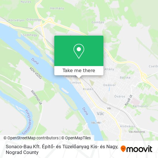 Sonaco-Bau Kft. Építő- és Tüzelőanyag Kis- és Nagy map