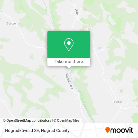Nógrádkövesd SE map