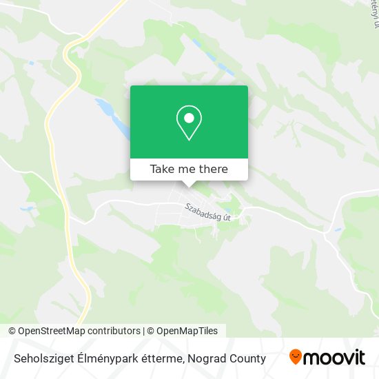 Seholsziget Élménypark étterme map