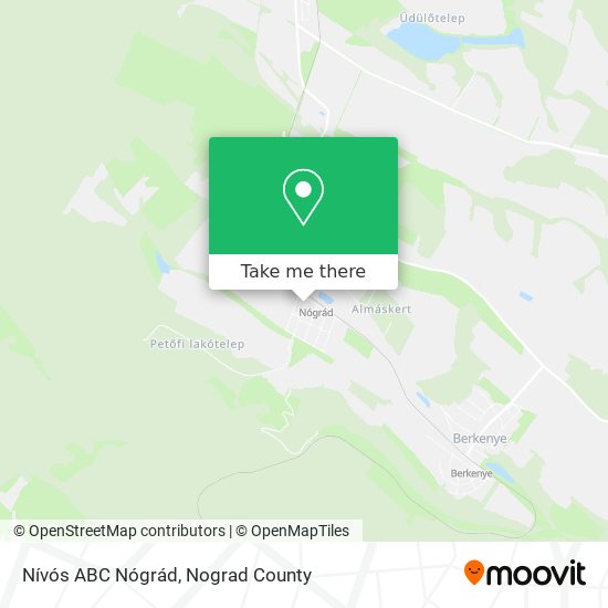 Nívós ABC Nógrád map