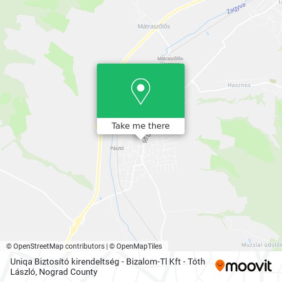 Uniqa Biztosító kirendeltség - Bizalom-Tl Kft - Tóth László map