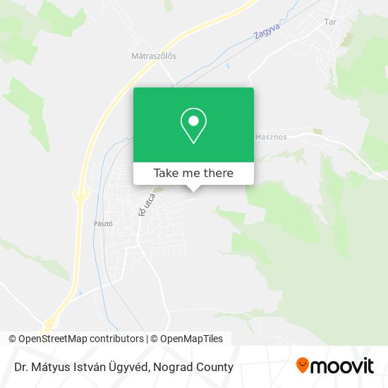 Dr. Mátyus István Ügyvéd map