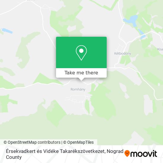 Érsekvadkert és Vidéke Takarékszövetkezet map