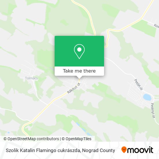 Szolik Katalin Flamingo cukrászda map