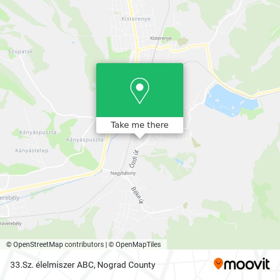 33.Sz. élelmiszer ABC map