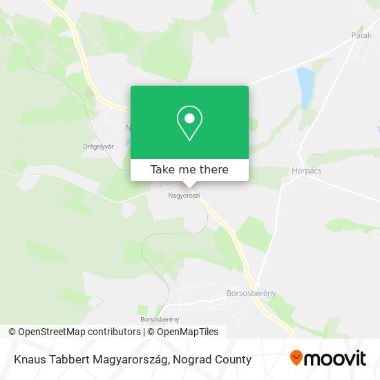 Knaus Tabbert Magyarország map