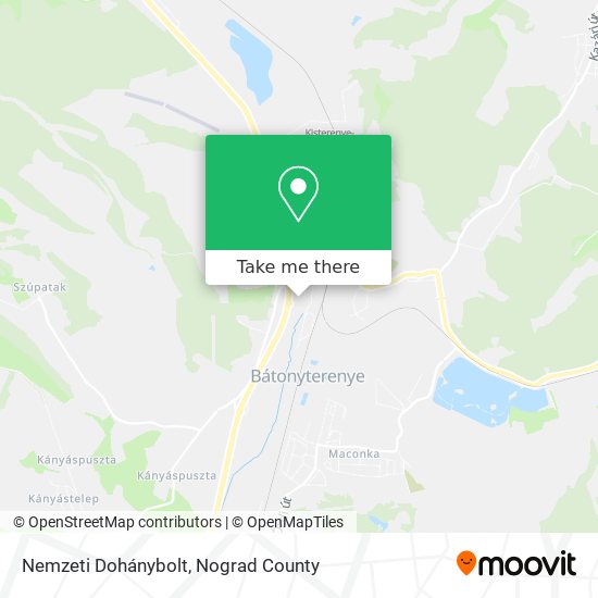 Nemzeti Dohánybolt map