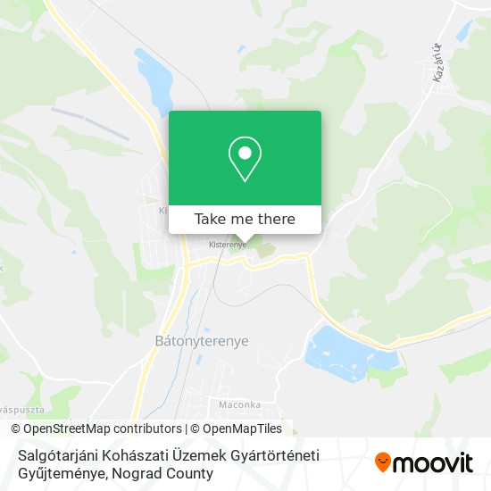 Salgótarjáni Kohászati Üzemek Gyártörténeti Gyűjteménye map