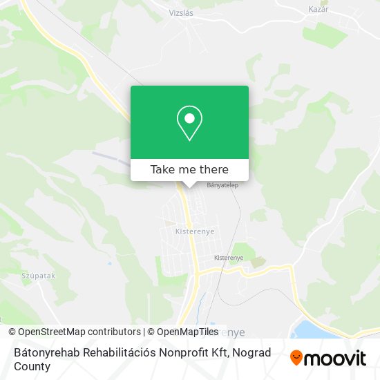 Bátonyrehab Rehabilitációs Nonprofit Kft map