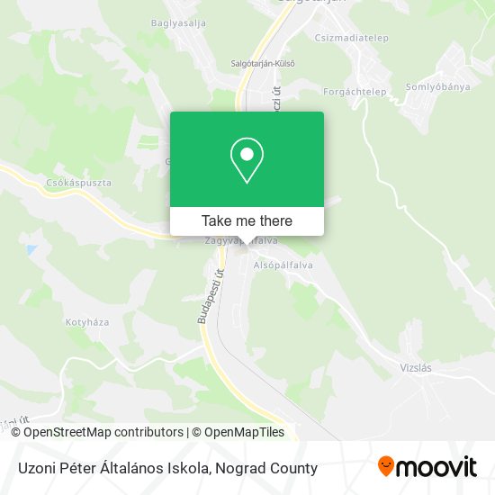 Uzoni Péter Általános Iskola map
