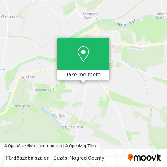Fürdőszoba szalon - Buzás map