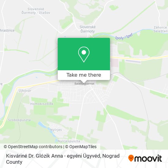 Kisváriné Dr. Glózik Anna - egyéni Ügyvéd map