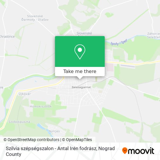 Szilvia szépségszalon - Antal Irén fodrász map