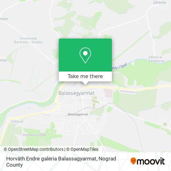 Horváth Endre galéria Balassagyarmat map