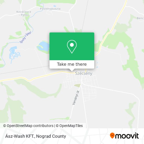 Ász-Wash KFT. map