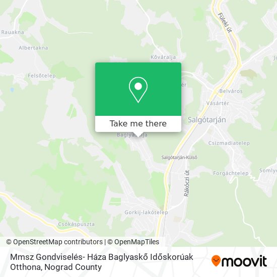 Mmsz Gondviselés- Háza Baglyaskő Időskorúak Otthona map