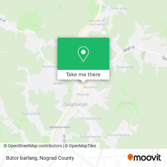 Bútor barlang map