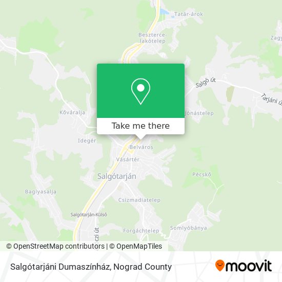 Salgótarjáni Dumaszínház map