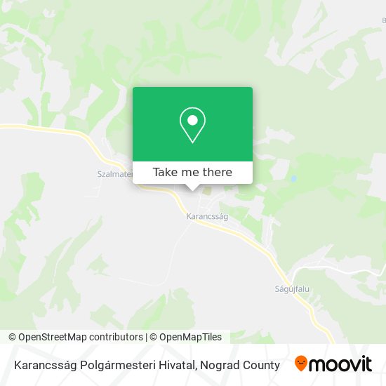 Karancsság Polgármesteri Hivatal map