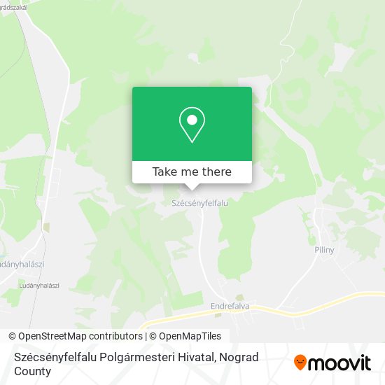 Szécsényfelfalu Polgármesteri Hivatal map