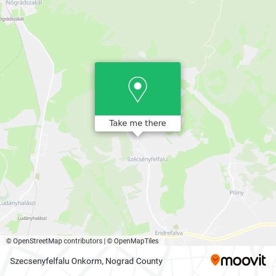 Szecsenyfelfalu Onkorm map