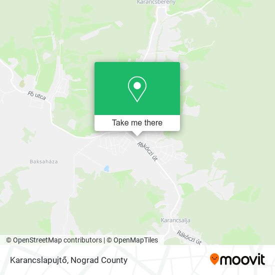 Karancslapujtő map