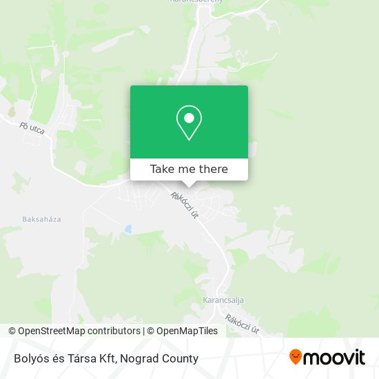 Bolyós és Társa Kft map