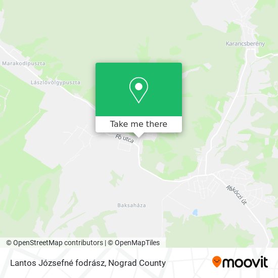 Lantos Józsefné fodrász map